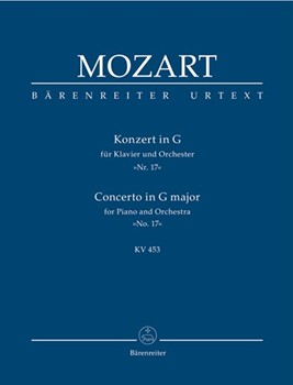 Concerto for Piano and Orchestra Nr. 17 G major K. 453 by Mozart Wolfgang Amadeus for Piano-Solo