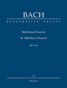 St Matthew Passion by Bach Johann Sebastian for Mini Score