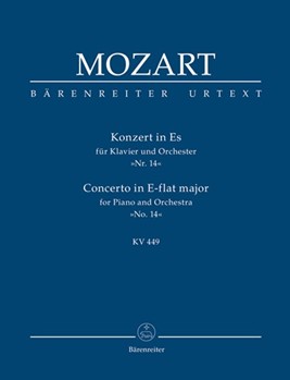 Piano Concerto E-flat major K. 449 -Concerto for Piano and Orchestra- by Mozart Wolfgang Amadeus for Piano-Solo
