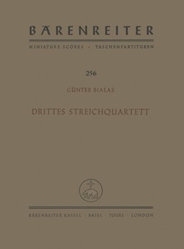 String Quartet III (1969) by Bialas Gunter for 2V/Va/Vc