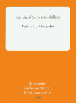 Partita (1934/1935) by Schwarz-Schilling Reinhard for Fl/Ob/clar