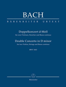 Double Concerto for two Violins Strings and Basso continuo D minor BWV 1043 by Bach Johann Sebastian for 2V-Solo/2V
