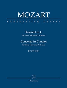 Konzert fur Flote Harfe und Orchester C-Dur KV 299 (297c) by Mozart Wolfgang Amadeus for Fl-Solo/ha