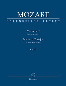 Mass In C Major Coronation by Mozart Wolfgang Amadeus for Mini Score