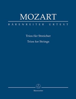 Trios For Strings by Mozart Wolfgang Amadeus for Mini Score