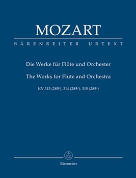 Works For Flute & Orchestra by Mozart Wolfgang Amadeus for Mini Score
