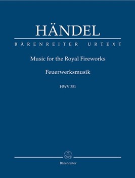 Music for the Royal Fireworks HWV 351 by Handel George Frideric for 2Fl/3Ob/3H