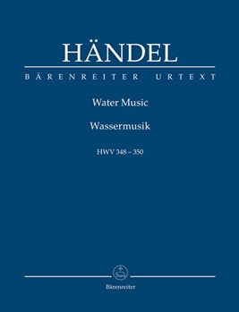 Water Music HWV 348-350 by Handel George Frideric for Recorder-S