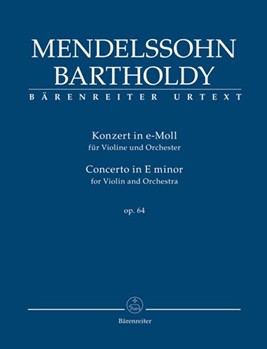 Concerto for Violin and Orchestra E minor op. 64 (Second version 1845) by Mendelssohn Felix for V-Solo2Fl