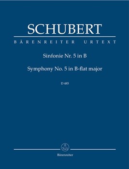 Symphony Nr. 5 B-flat major D 485 by Schubert Franz for Fl/2Ob/2ba