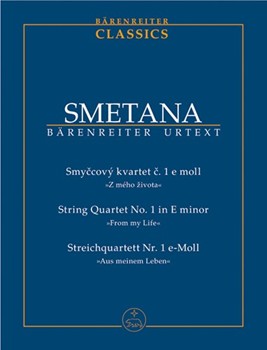 String Quartet Nr. 1 e-Moll "Aus meinem Leben" by Smetana Bedrich for 2V/Va/Vc