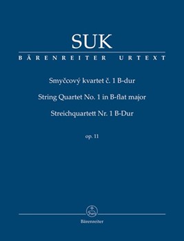 String Quartet Nr. 1 B-flat major op. 11 by Suk Josef for 2V/Va/Vc