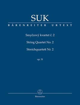 String Quartet Nr. 2 op. 31 by Suk Josef for 2V/Va/Vc
