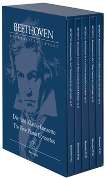 The five Piano Concertos by Beethoven Ludwig van for Piano/Orch