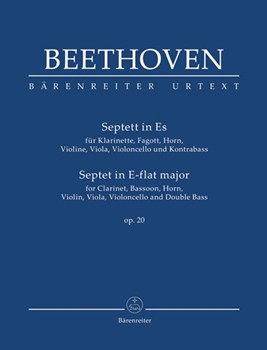 Septet for Clarinet, Bassoon, Horn, Violin, Viola, Violoncello and Double Bass in E-flat major op. 20