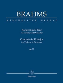 Concerto for Violin and Orchestra D major op. 77 by Brahms Johannes for V-Solo/2Fl