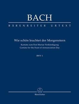 How bright and fair the morning star BWV 1 -Cantata for the Feast of Annunciation Day- by Bach Johann Sebastian for SSolo/ASol