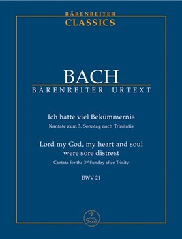 Lord my God my heart and soul were sore distrest BWV 21 -Cantata for the 3rd Sunday after Trinity- by Bach Johann Sebastian for SSolo/ASol