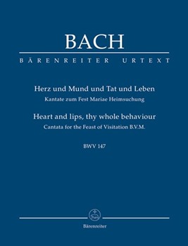 Heart and lips thy whole behaviour BWV 147 -Cantata for the Feast of Visitation B. V. M.- by Bach Johann Sebastian for SSolo/ASol