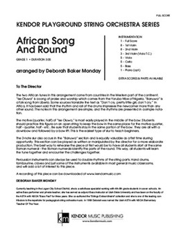 African Song And Round (Full Score)