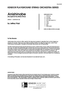 Anishinabe (The Spirit Of The Winter Wind) (Full Score) (The Spirit Of The Winter Wind)