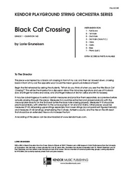 Black Cat Crossing (Full Score)