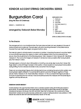 Burgundian Carol (Sing We Now Of Christmas) (Full Score) (Sing We Now Of Christmas)