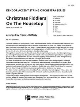 Christmas Fiddlers On The Housetop (Full Score)