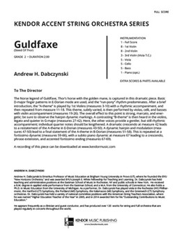 Guldfaxe (Steed of Thor) by Dabczynski Andrew H for Full Score