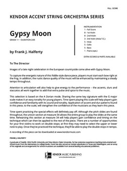 Gypsy Moon (Full Score)