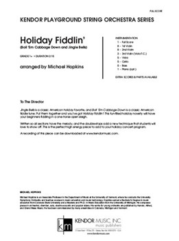 Holiday Fiddlin by Hopkins Michael for Full Score