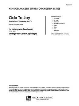 Ode To Joy, theme from 'Symphony No. 9' (Full Score)