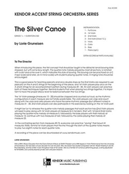 Silver Canoe, The (Full Score)
