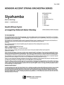 Siyahamba (We Are Marching) (Full Score) (We Are Marching)