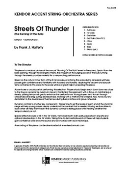 Streets Of Thunder (The Running Of The Bulls) (Full Score) (The Running Of The Bulls)