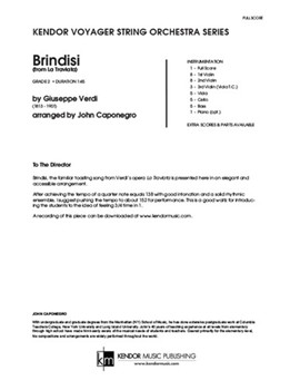 Brindisi (from La Traviata) (Full Score) (from La Traviata)