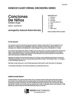 Canciones de Ninos by Traditional - Monday - for Full Score