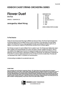 Flower Duet (Dui Hua) (Full Score) (Dui Hua)