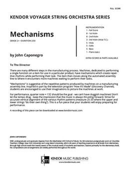 Mechanisms by Caponegro John for Full Score
