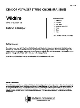 Wildfire by GRIESINGER KATHRYN for FULL SCORE