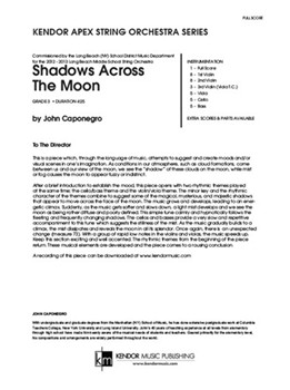 Shadows Across The Moon (Full Score)