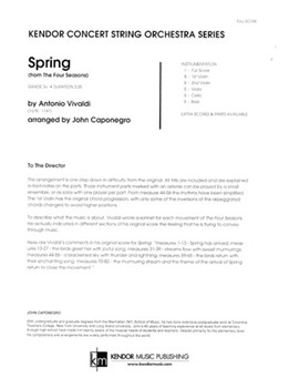 Spring (from The Four Seasons) (Full Score) (from The Four Seasons)