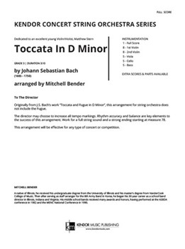 Toccata In D Minor (Full Score)