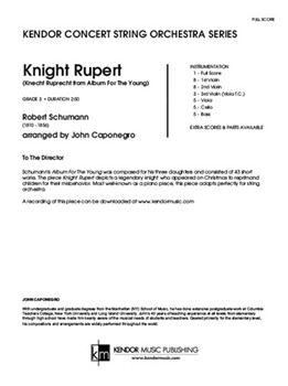 Knight Rupert (Knecht Ruprecht From Album For The Young) (Full Score) (Knecht Ruprecht From Album For The Young)
