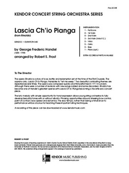 Lascia Ch'io Pianga (from Rinaldo) (Full Score) (from Rinaldo)
