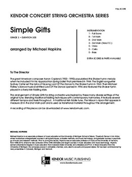 Simple Gifts (Full Score)