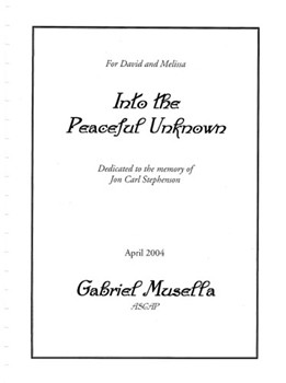 Into The Peaceful Unknown