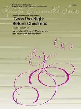 Twas the Night Before Christmas by - Decker Charles - for 5 Brass