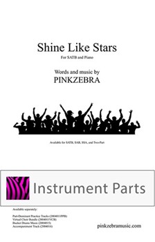Shine Like Stars Instrumental Parts Bucket Drums