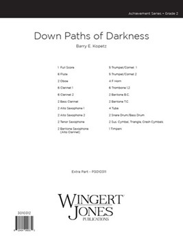 Down Paths Of Darkness by Kopetz Barry E for Full Score